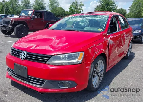 2012 Volkswagen Jetta Sel из США, поврежденный, VIN 3VWLP7AJ6CM428596